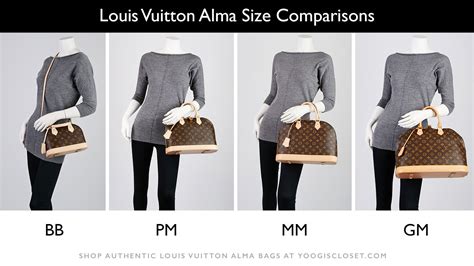 louis vuitton alma size chart.